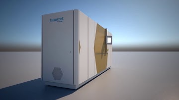 What size is the Luxexcel VisionPlatform™ 3D printer? | Luxexcel