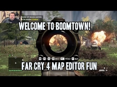 gaming logo WELCOME TO BOOMTOWN! FAR CRY 4 MAP EDITOR FUN