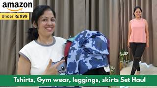 Amazon haul | Tshirt, Gym wear, Skirts , leggings | Try On haul screenshot 1