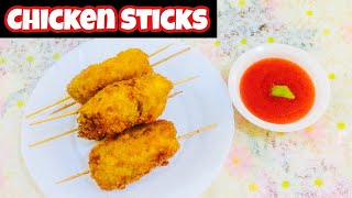 Chicken Sticks Recipe By RoZe Tube | Spicy Fried Chicken Sticks