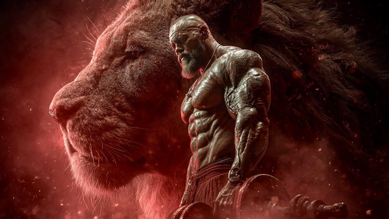 "AWAKEN THE LION."🔥 Focus & Workout BGM
