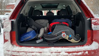 Vw Teramont в семье - 3 isofix в ряд