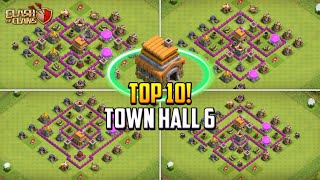 TOP 10! Best Town Hall 6 (TH6) Anti 3 Stars Base Layout + Copy Link 2024 | Clash of Clans screenshot 4