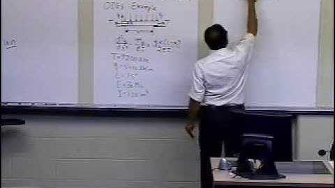 Chapter 08.07: Lesson: Finite Difference Method for Solving ODEs: Example Beam: Part 1 of 2