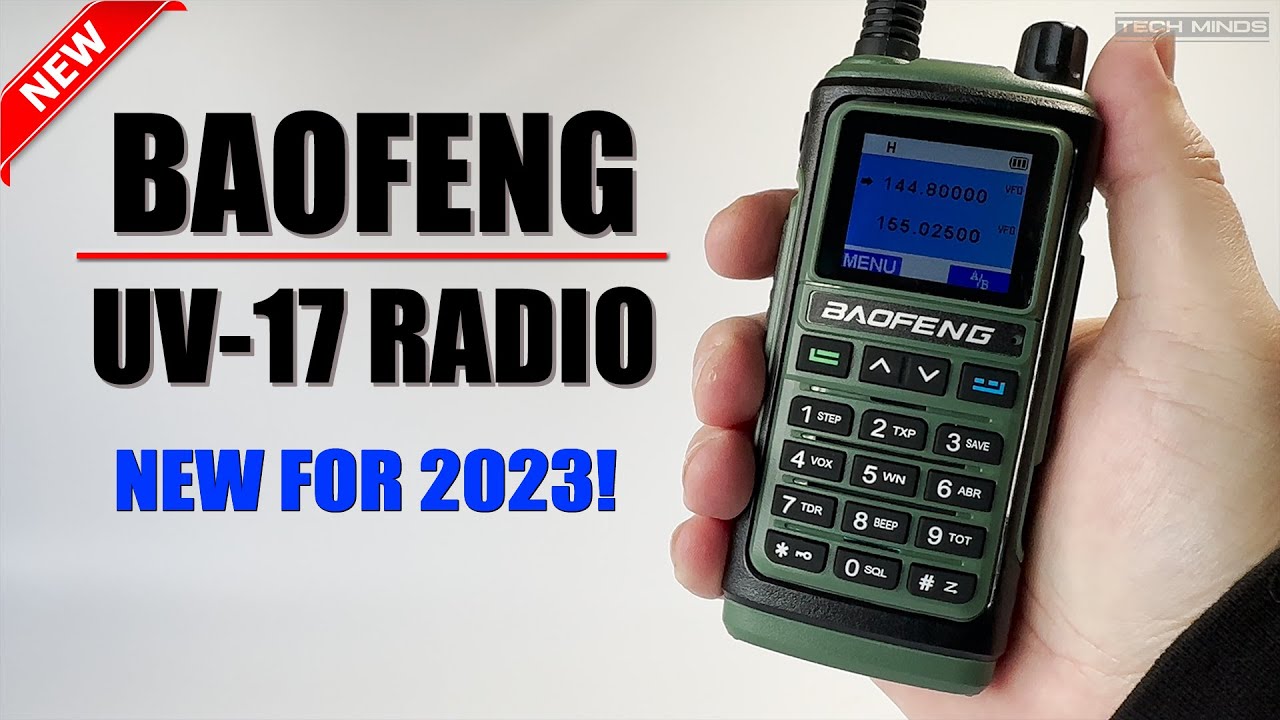 BAOFENG UV-17 Dual band Handheld Transceiver UV5R Upgrade For 2023