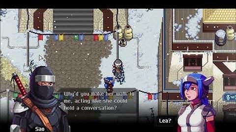 [CrossCode] Sao breaks the 4th wall