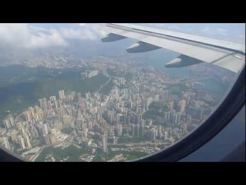 Just sit back, relax and enjoy the wonderful views of Hong Kong... From the air! Info: Airplane: Airbus A330-300 Airline: Cathay Pacific