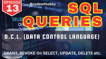 EP-13 | DCL in SQL Server | Data Control Language | Real-time Scenarios |  @codewithabby |  2024