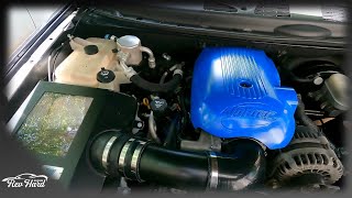 Saab 9-7X Get's a dash wrap, CAI, Catch can, and Engine Cover! Saab 9 7x Engine Cover