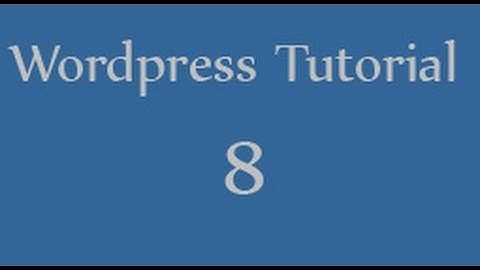 Wordpress tutorials for beginners - 8 - comments in wordpress