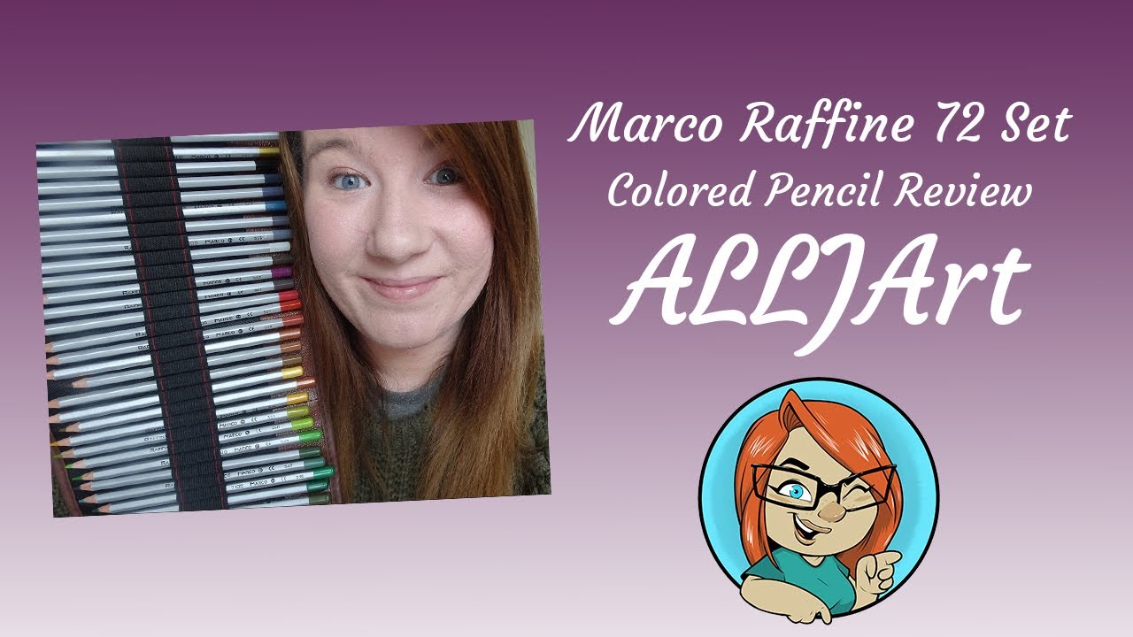 Rob's Art Supply Reviews: Raffine Pro Artist Colored Pencils Set