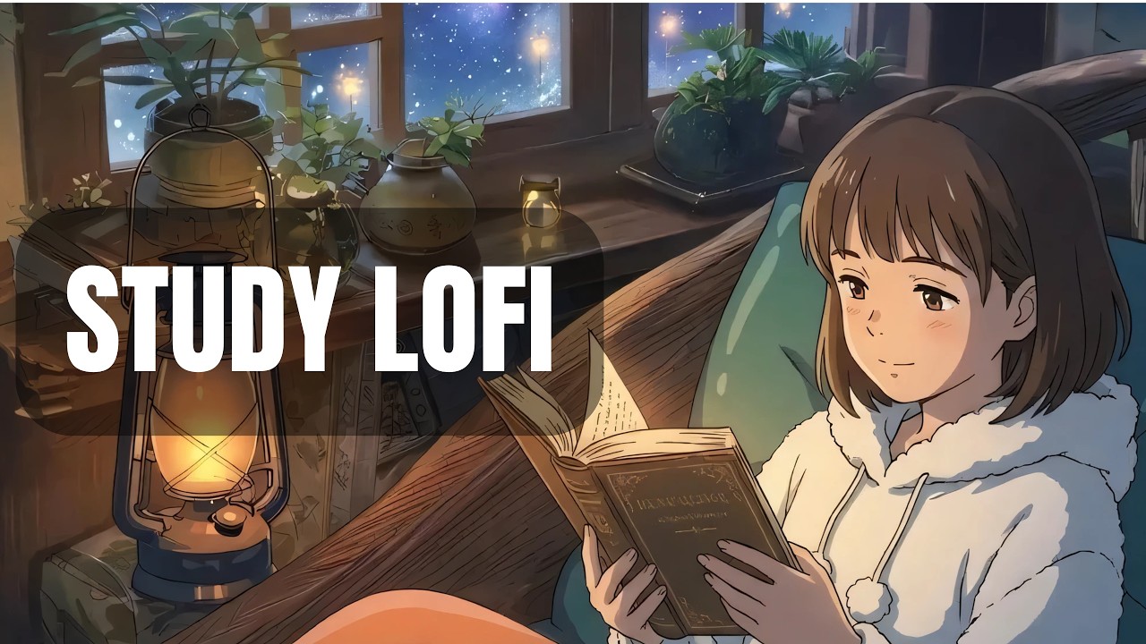 Lofi Study Music Late Night Reading 🌙 Study With Me • 2 Hours No Ads ...
