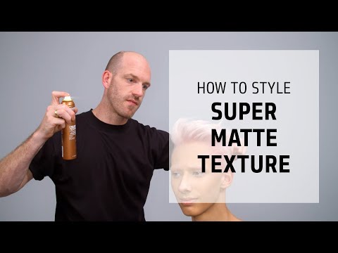 Rough texture and dry finish on men's hair | Textured Hairstyle Series | Goldwell Education Plus