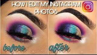 HOW I EDIT MY INSTAGRAM PHOTOS 2019| Close up Eye makeup | Picsart | Facetune | Maria.jbeauty screenshot 5