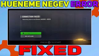 How to Fix Hueneme Negev Error [PC, Xbox, PS5] In MW2 & Warzone 2 | Hueneme Negev Error Fixed