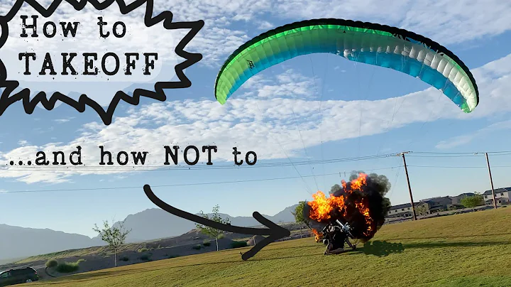 How to TAKEOFF on a Paramotor