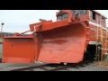 旭川運転所DE15ラッセル羽根動作デモ Demo of Snowplowtrain wings,Asahikawa,Japan