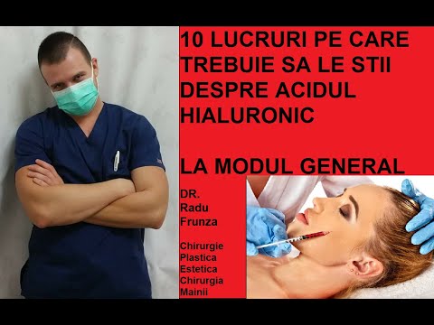 10 Lucruri pe care trebuie sa le stii despre Acid Hialuronic la modul general