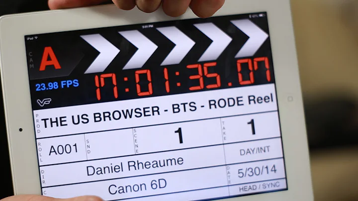 The US Browser - Behind The Scenes - My RDE Reel 2...