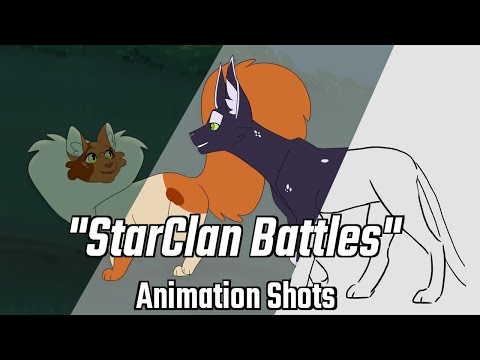 StarClan Battles: animation roughs/clean-up