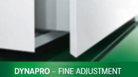 Dynapro - Fine Adjustment