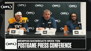 Memphis Showboats Week 10 postgame press conference | United Football League