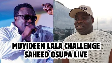 YORUBA MUSIC INDUSTRY & KING SAHEED OSUPA IN SHOCK AS MUYIDEEN LALA DID THIS LIVE ON STAGE