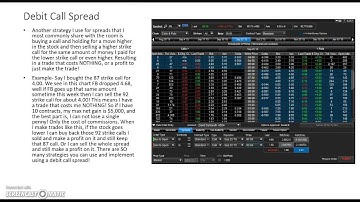 Trading a Debit Call Spread