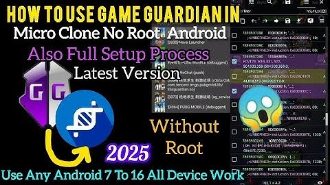 Game Guardian Latest Official Version Use In Micro Clone No Root Work Android 7 To 16 Device 🤙||