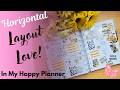 Horizontal Layout Love | Plan With Me