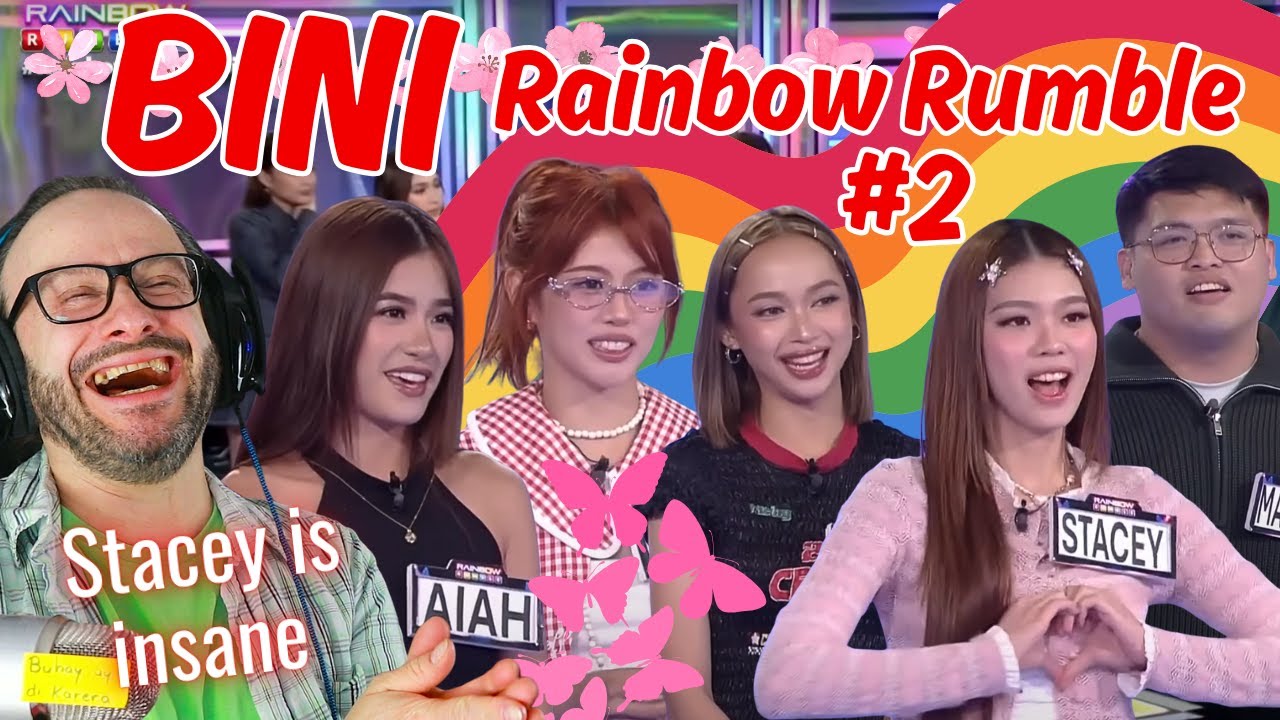 crazy girls!!! BINI - Rainbow Rumble part 2 reaction