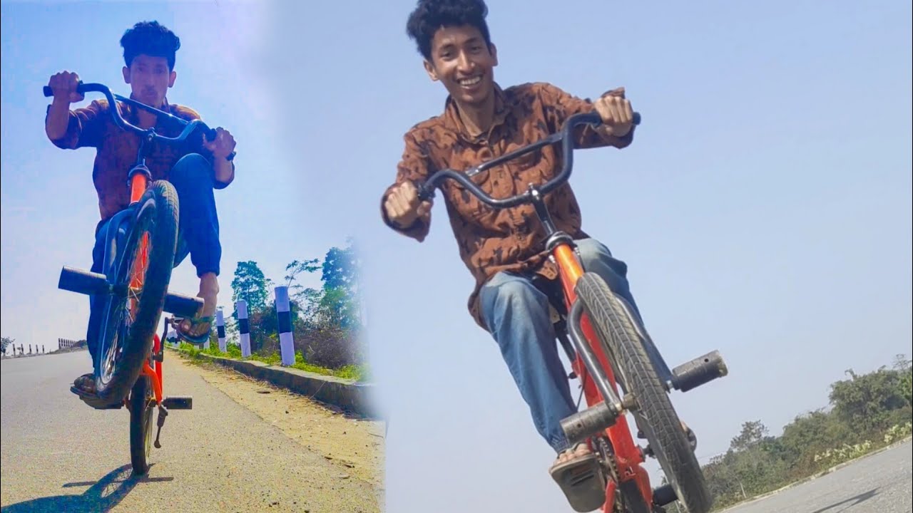 LN DUARAH , bike stunt, 1st Short Video