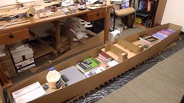 Cardboard Boat 2015: The Flash. Build Part 1/2