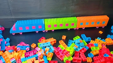 Satisfying DIY Lego Train | Lego Building Blocks Videos #buildingblockstoys #lego SOJIB TOYS