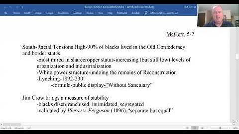 Hist 132 McGerr Lect # 4