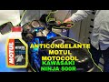 Cambio de Refrigerante Kawasaki Ninja 500R (Ex500 o GPZ500)| Motul motocool P1