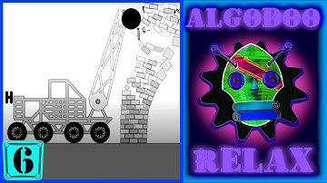 Satisfying and relaxing compilation, ambient sleeping music with Algodoo #6