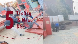 HNL Routine Work | New DGs Arrival |  Trolly Work in Progress 