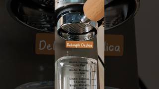 Daily Espresso with Delonghi Dedica 😁 #Delonghi #espresso #coffee