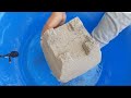 asmr/ pots of sand and fine cement crumble in a basin of water 💦 @CS ASMR 146