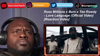 Russ Millions x Buni x Tee Rowdy - Love Language (Official Video)| REACTION