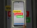 how to change instagram password #techshorts #instagram #passwordchange