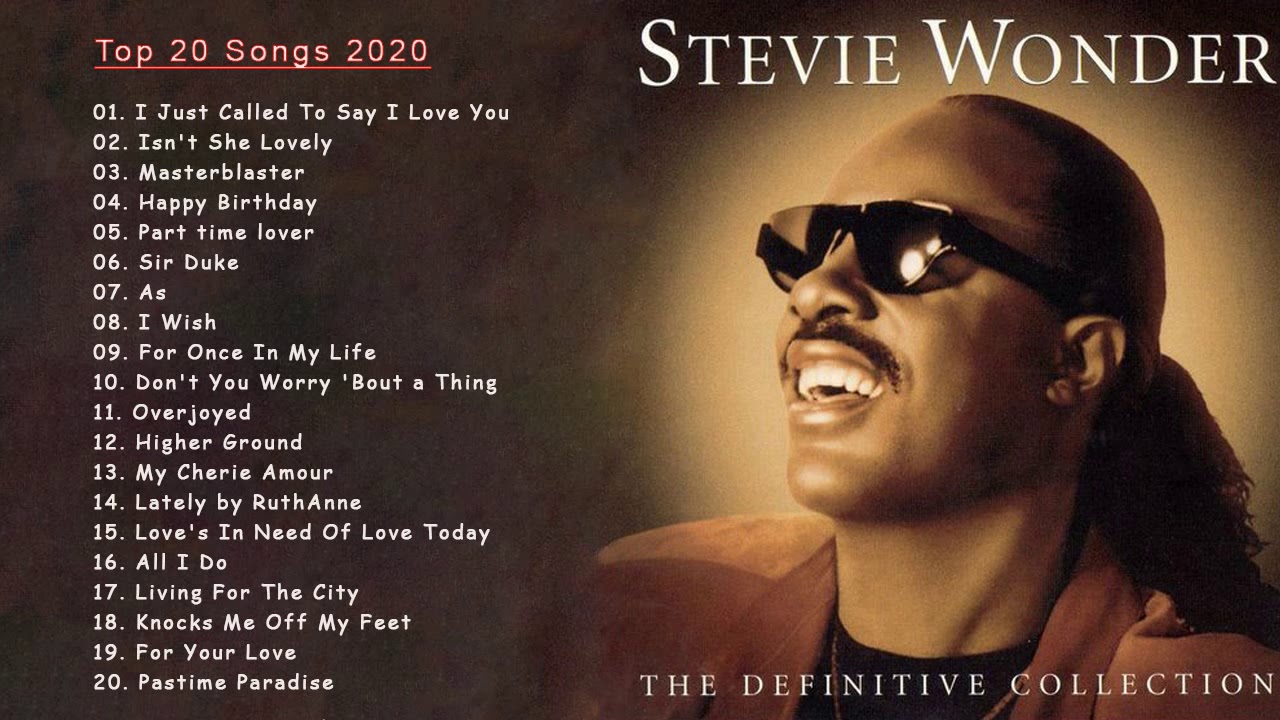 Le Migliori Canzoni di Stevie Wonder 2020 - Album Completo di Stevie Wonder