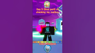 Final day of checking my mailbox #roblox #random #shorts