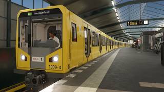 SubwaySim 2 | Führerstandsmitfahrt | BVG Hk | U1 Uhlandstraße von nach Warschauer Straße