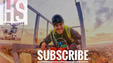 Rope Access window cleaning