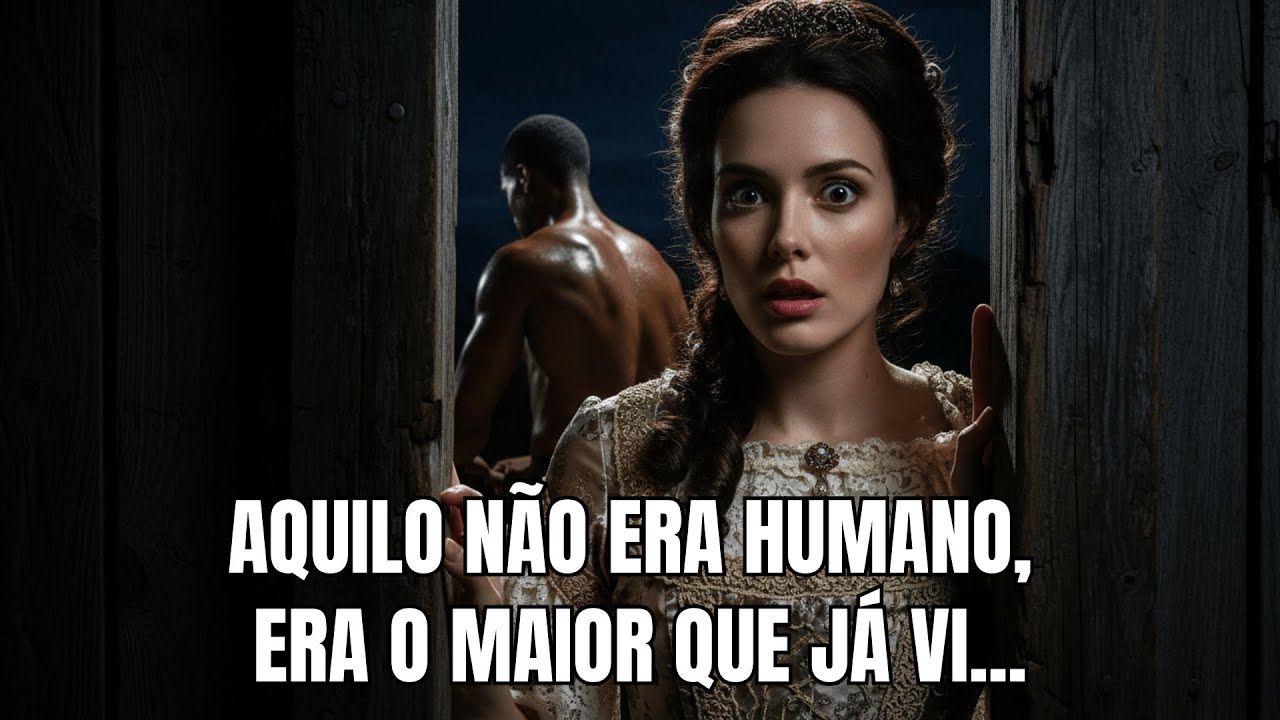 Sinhá ouviu os boatos sobre o escravo e decidiu conferir pessoalmente