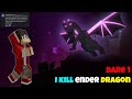 Can I kill ENDER DRAGON without breaking  the crystals?