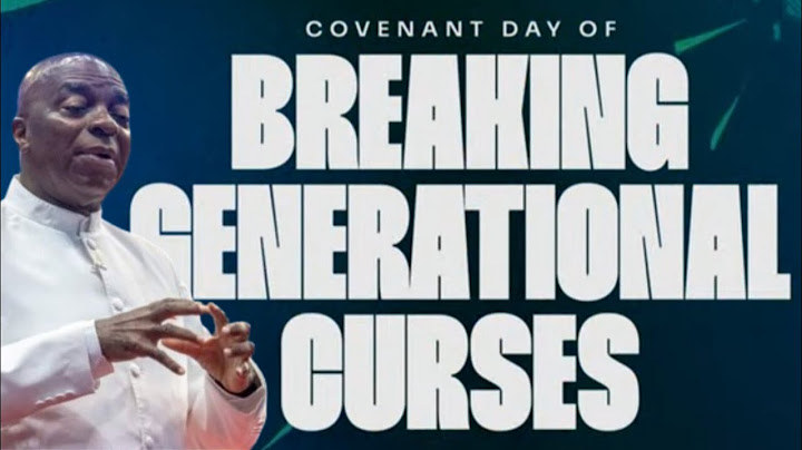 COVENANT DAY OF BREAKING GENERATIONAL CURSES SERMON BY BISHOP DAVID OYEDEPO ON 04-08-2024