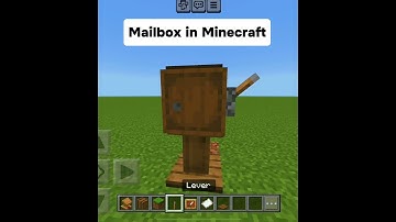 Minecraft: Mailbox Design #shorts #minecraft #fyp